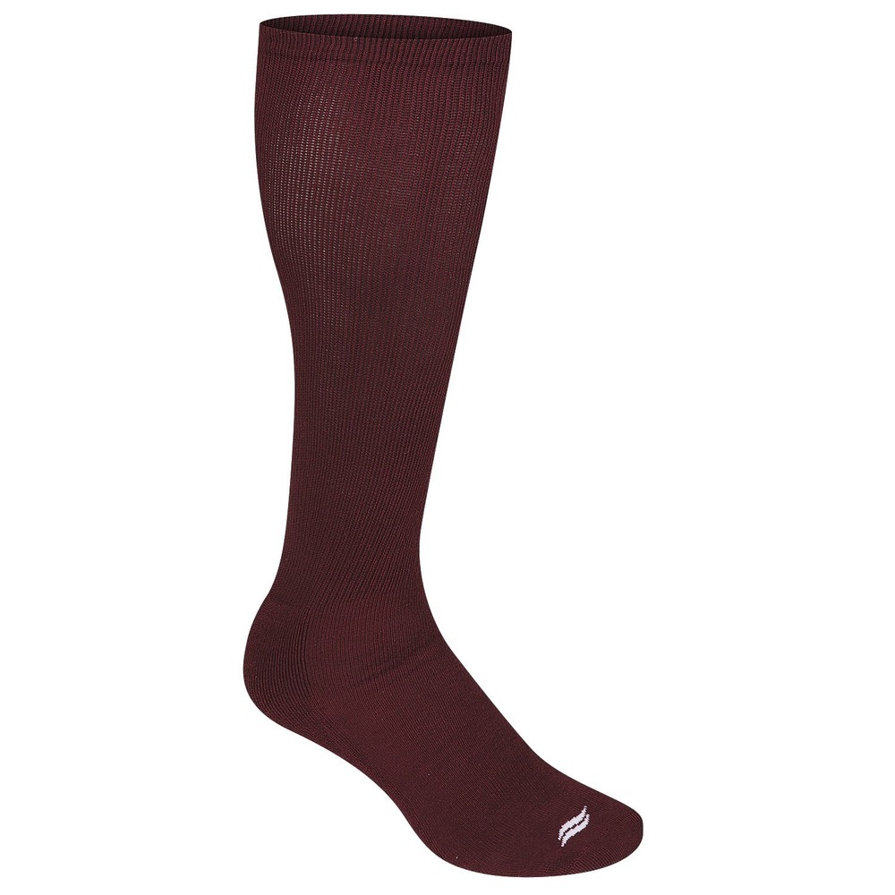 Sofsole All-Sport Adult Team Socks - 2 Pack, Maroon, Medium, Unisex M